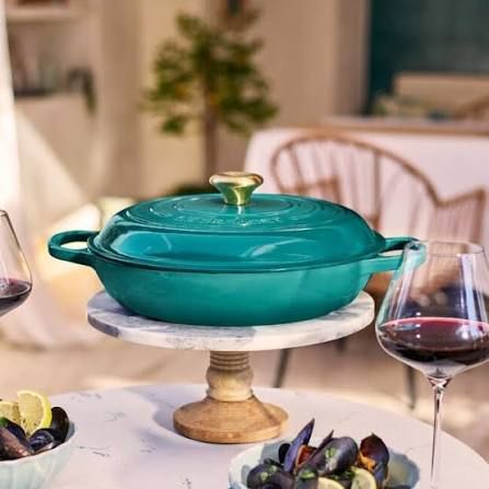 Signature Round Braiser, 3.5 Qt, Bleu Riviera