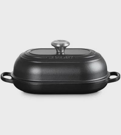 11" Signature Oval Bread  - Matte Black