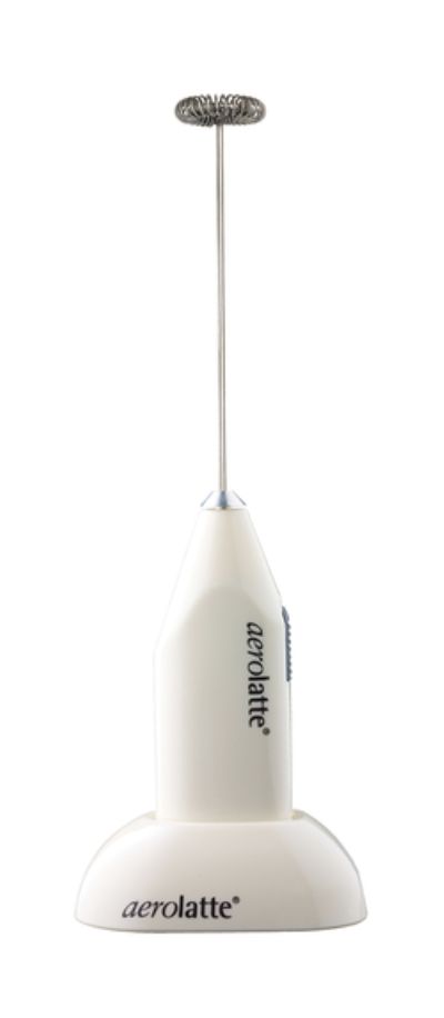 Milk Frother w/stand - Ivory