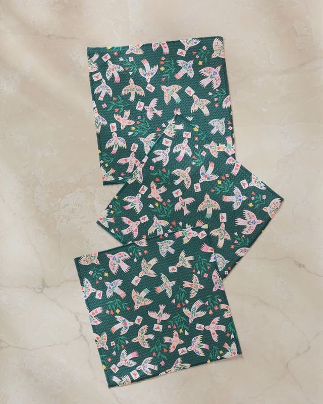 Birdsong Post Dishcloth Set- 3 pk