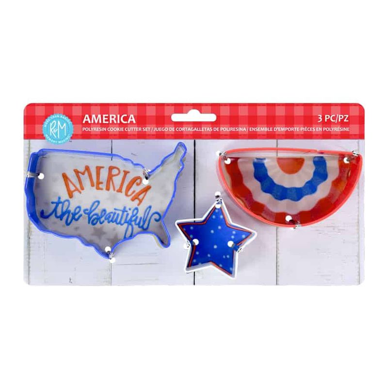 America 3 Pc cookie cutter
