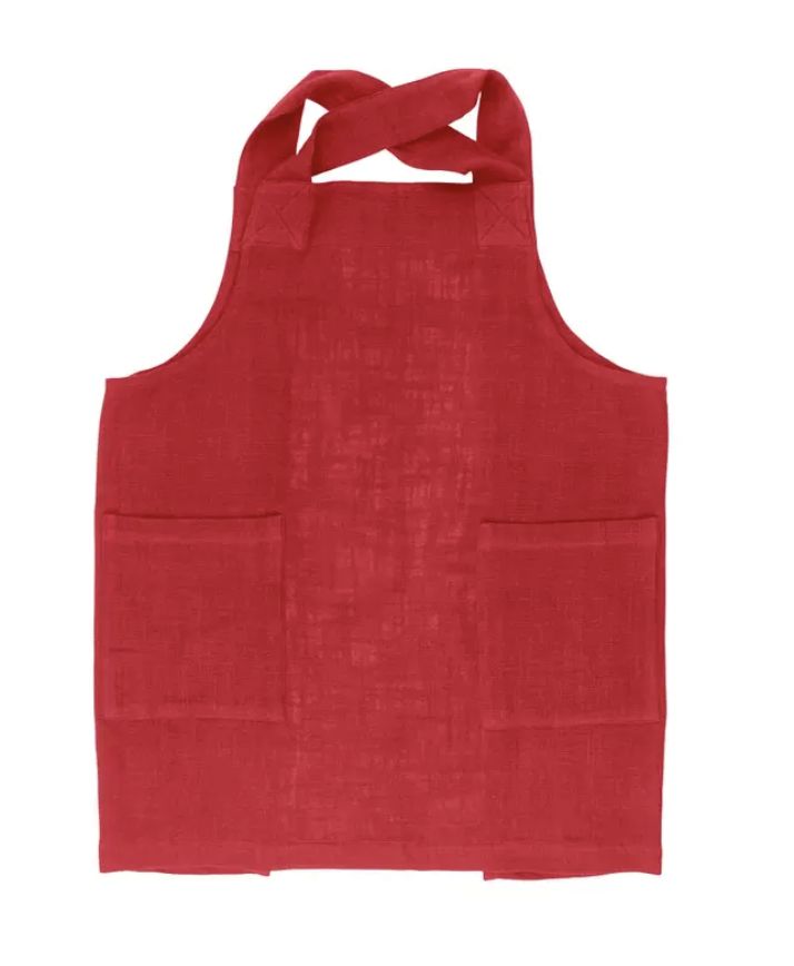 Baker's Smock Apron- Red