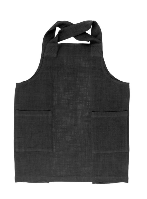 Baker's Smock Apron- Black