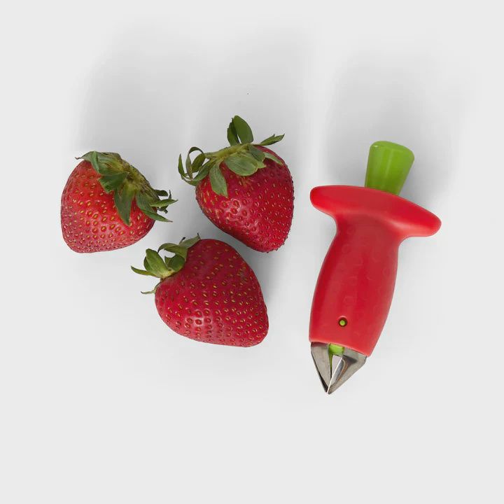 Strawberry Huller- Red and Green