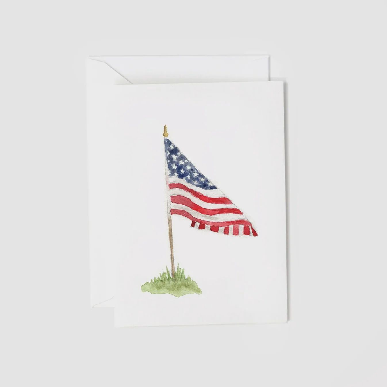 american flag mini enclosure notecard