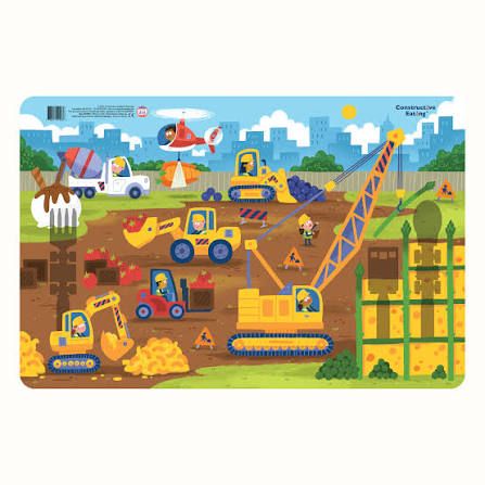 Construction Worksite Placemat