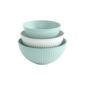 3 Piece Prep &amp; Serve Mixing Bowl Set- Sea Glass