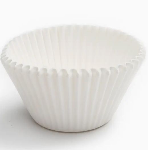 White Texas Size Bake Cups