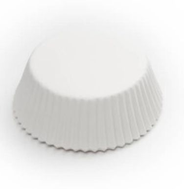White Large Baking Cups