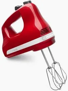 5 Speed Hand Mixer- Red