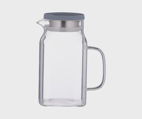 Square Glass Fridge Jug 40.5 fl oz