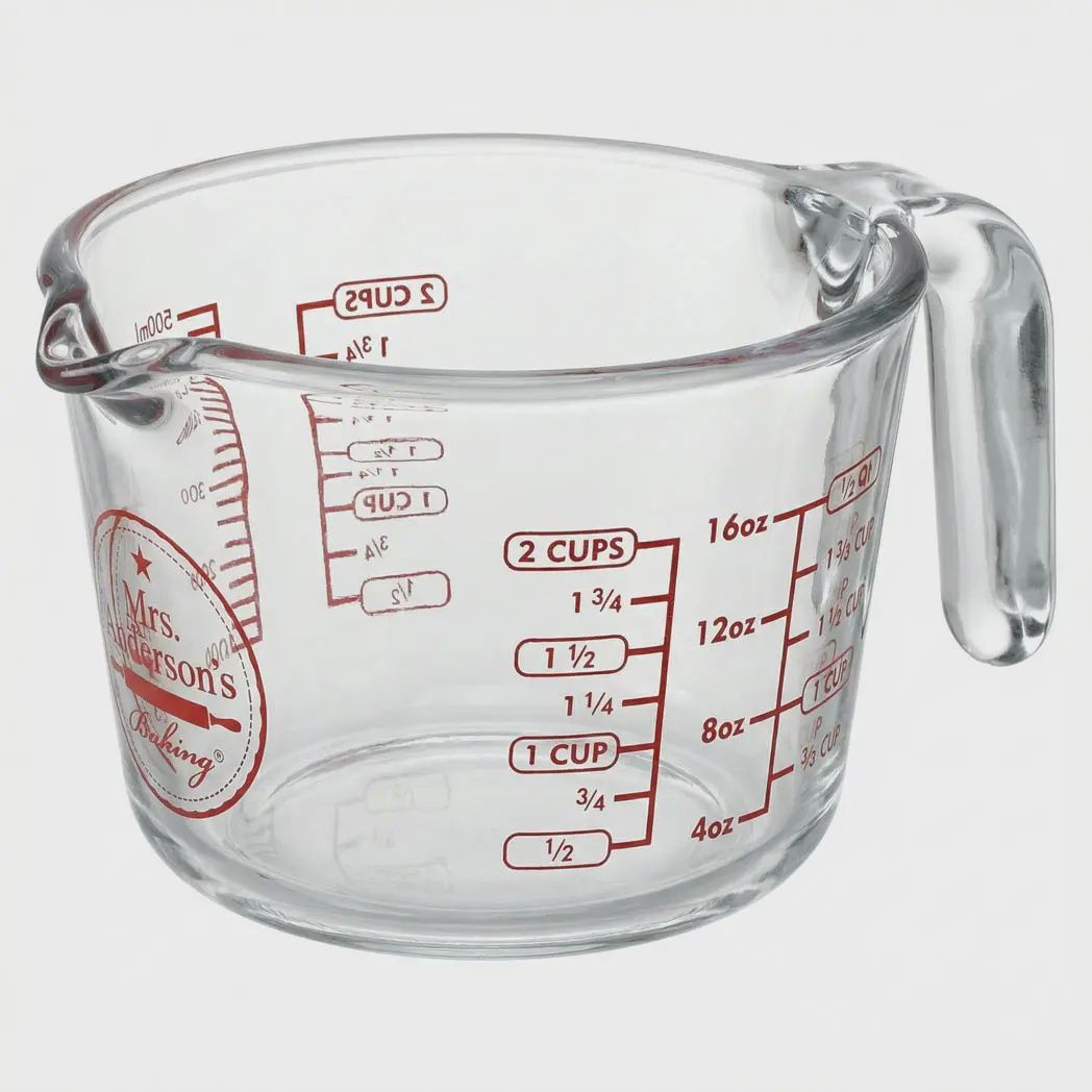 Mrs. A 2 Cup Glass Measuring Cup