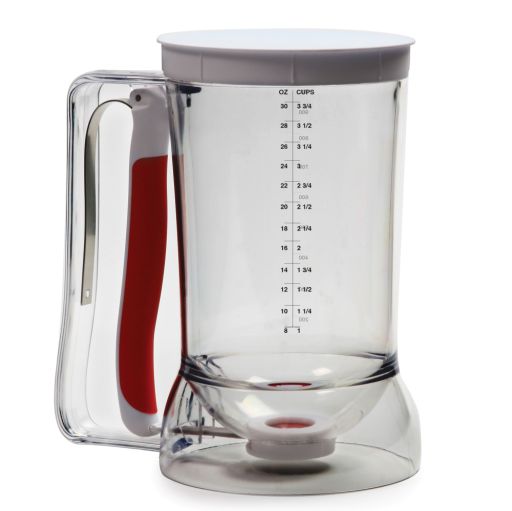 Norpro Batter Dispenser Soft Grip Handle 4 Cups Clear with Measurements