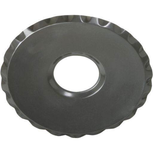 Norpro Oven Splatterguard Non Stick Fluted Edge Serving Tray 12 in Black