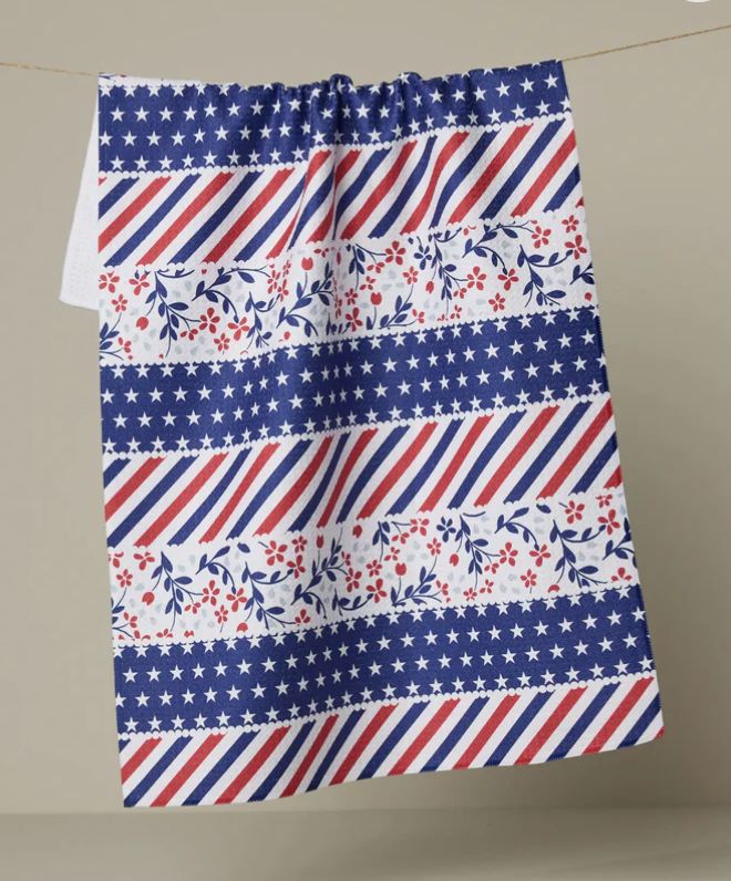 Liberty Ribbon Tea Towel