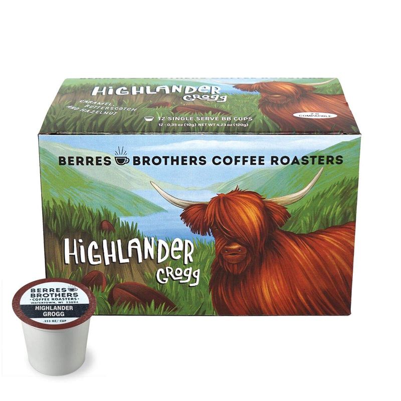 Highlander Grogg Flavored Coffee 12 count Single Serve