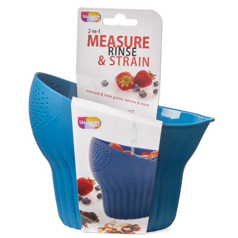 Measure Rinse &amp; Strain- Dark Blue