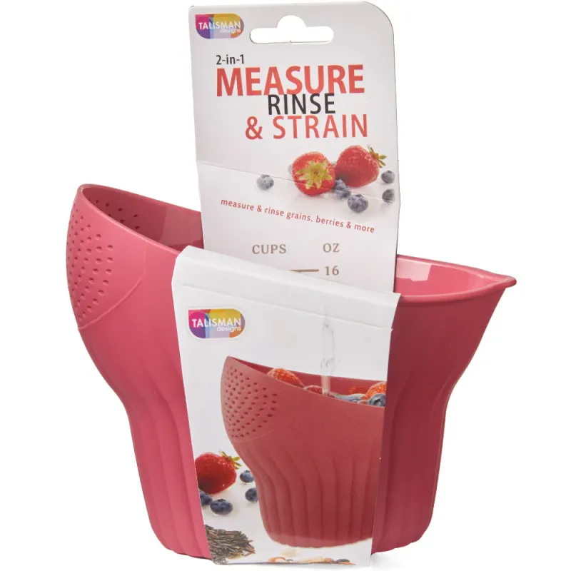 Measure Rinse &amp; Strain- Red