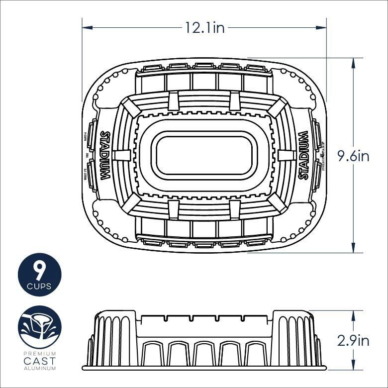 Stadium Cake Pan