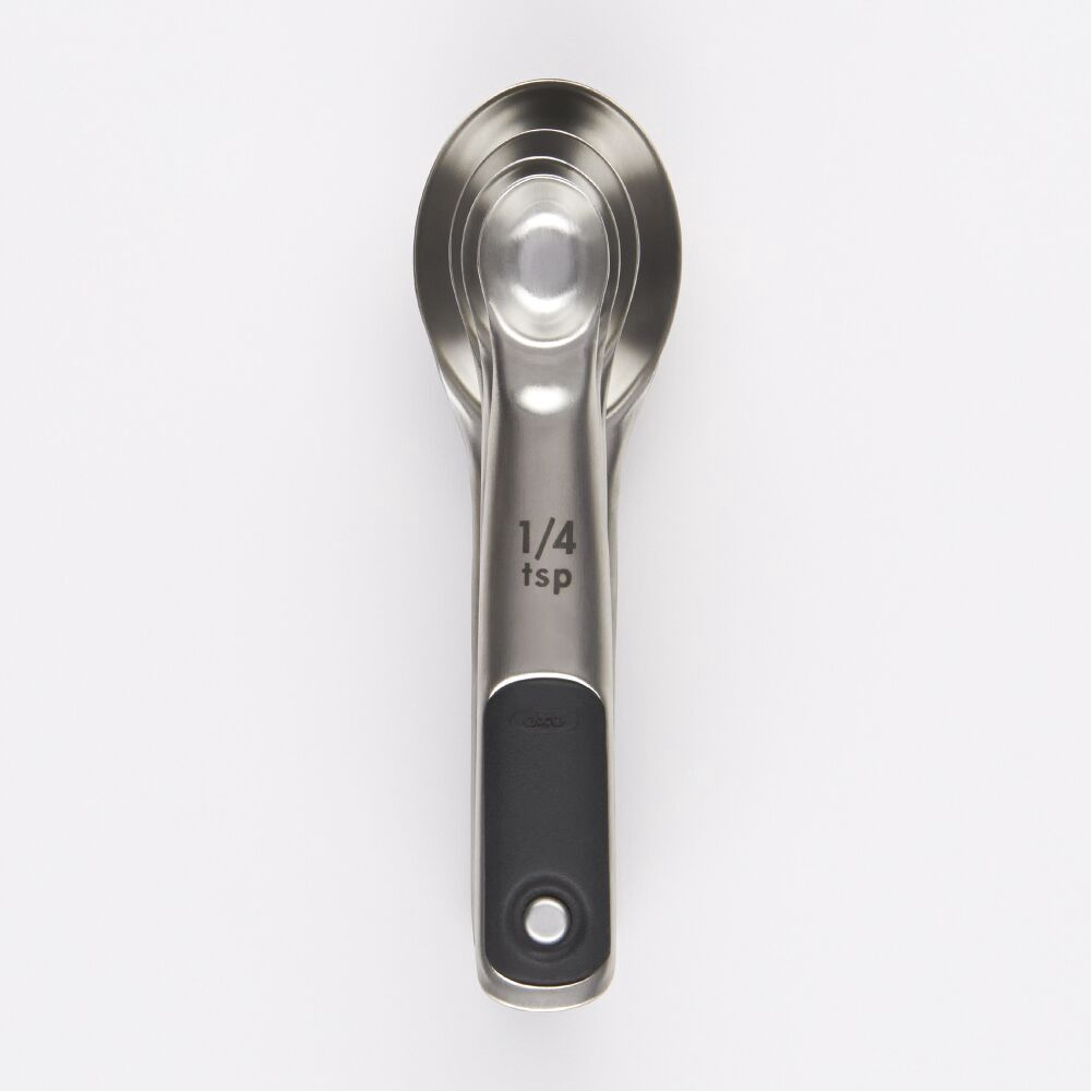 4 Piece Stainless Steel Measuring Spoon Set