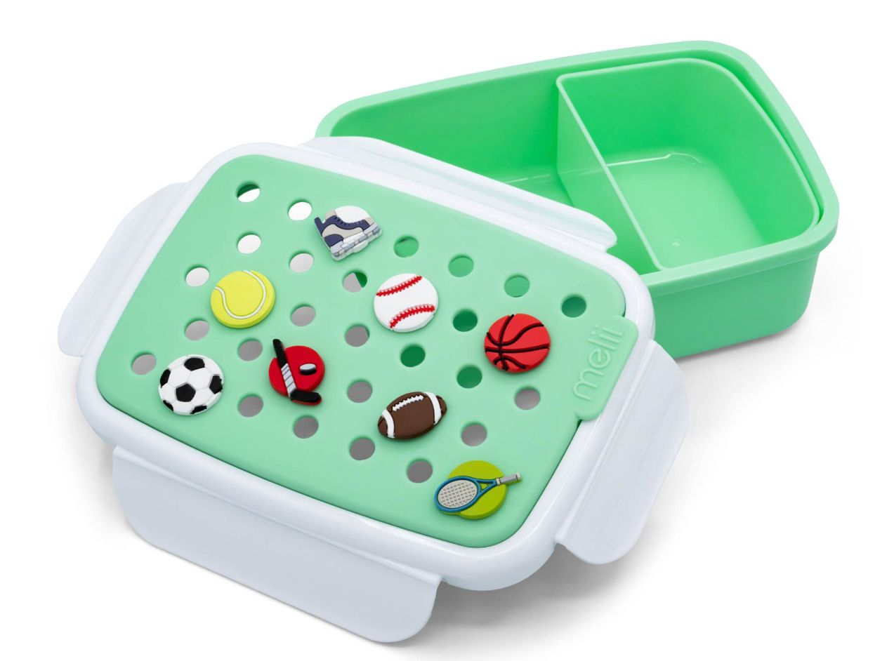 Melii Charm Bento Box, Portable Snack Storage - Sport