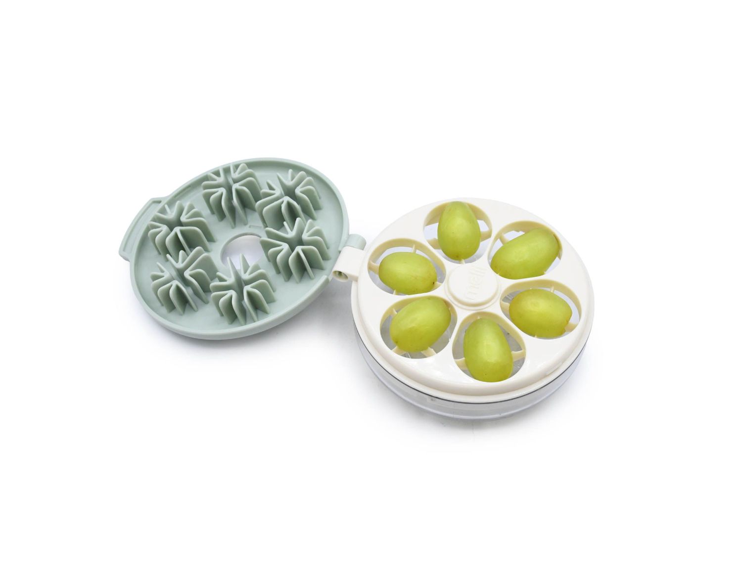 Melii Grape And Tomato Quarterer, Sage Ivory