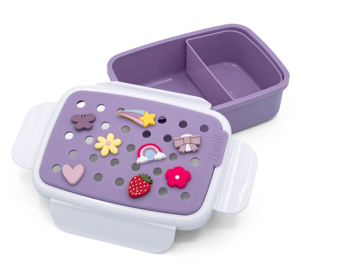 Melii Charm Bento Box, Portable Snack Storage - Whimsey