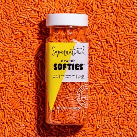 Orange Softies Dye-Free Sprinkles