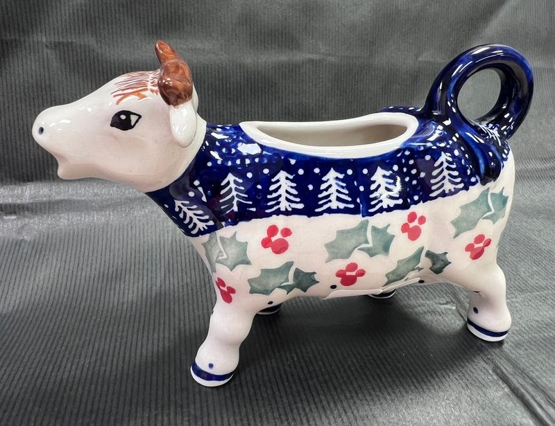 4oz Cow Creamer (holiday cheer)