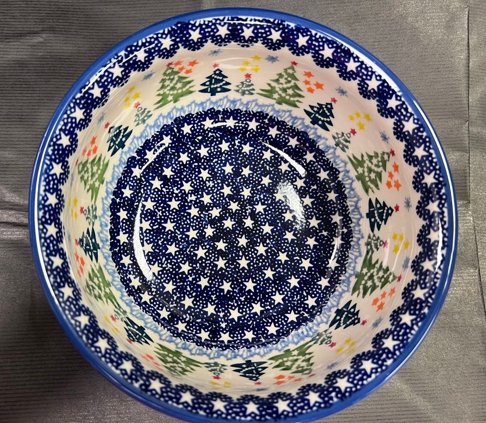 6.5" Round Bowl (festive forest)