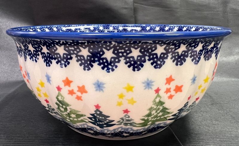 6.5" Round Bowl (festive forest)
