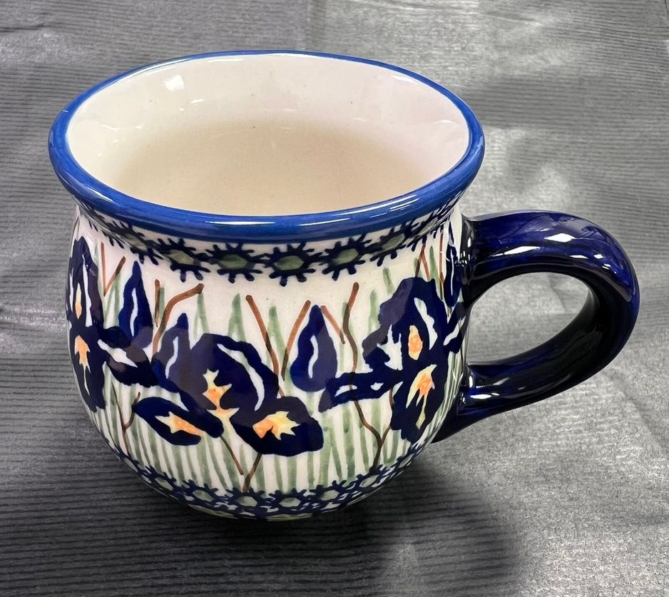7oz small belly mug (iris)