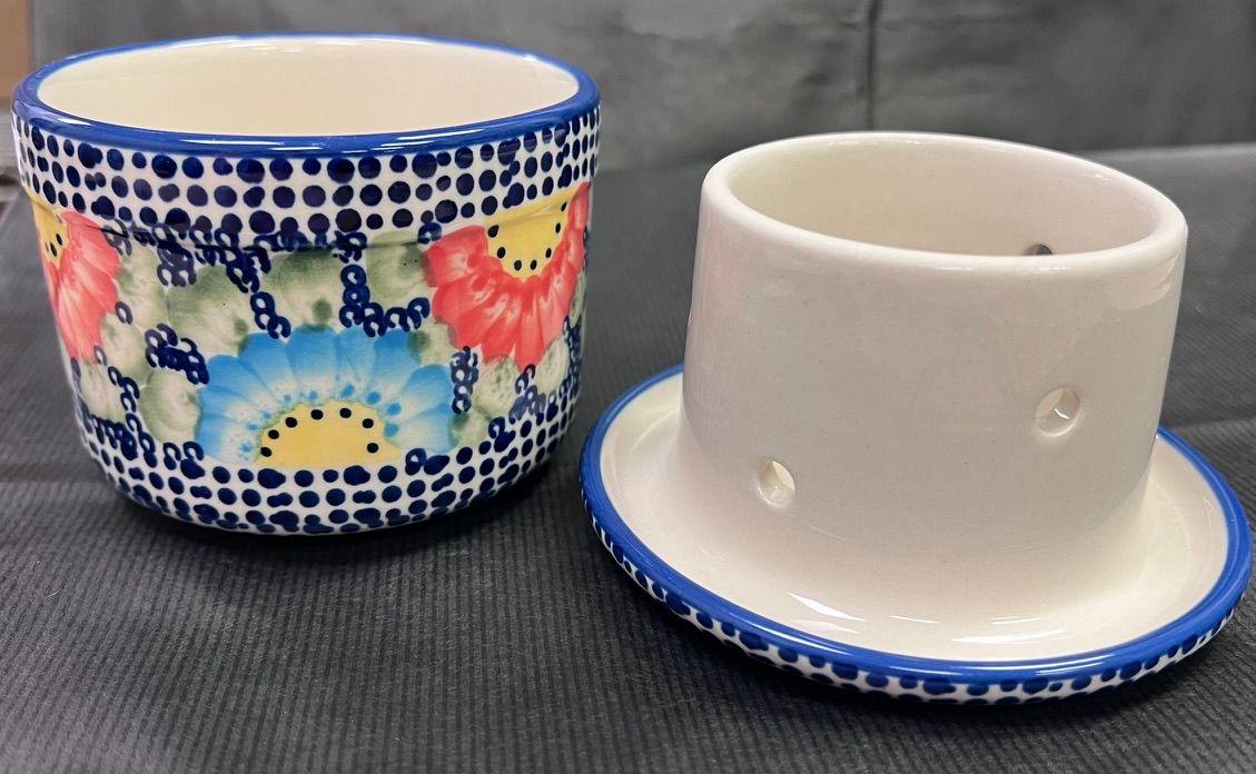 4.5" Butter Crock (fiesta)