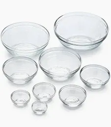 Gigogne Clear Stackable Bowls- 10 Piece Set