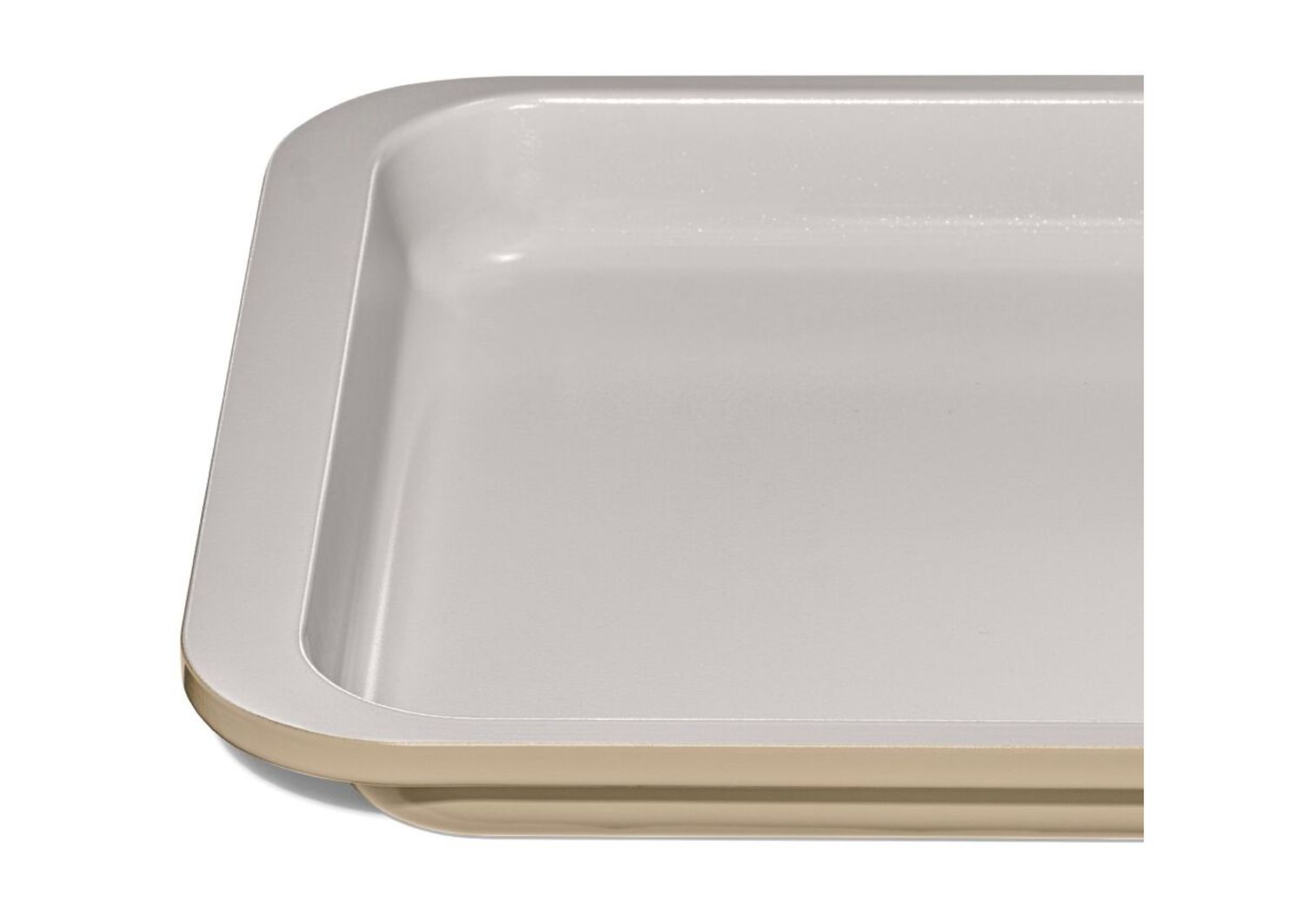 Quarter Sheet Pan Ceramic Coated - Biscuit
