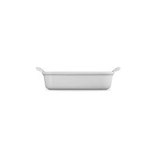 2.4qt Heritage Rectangular Dish - White