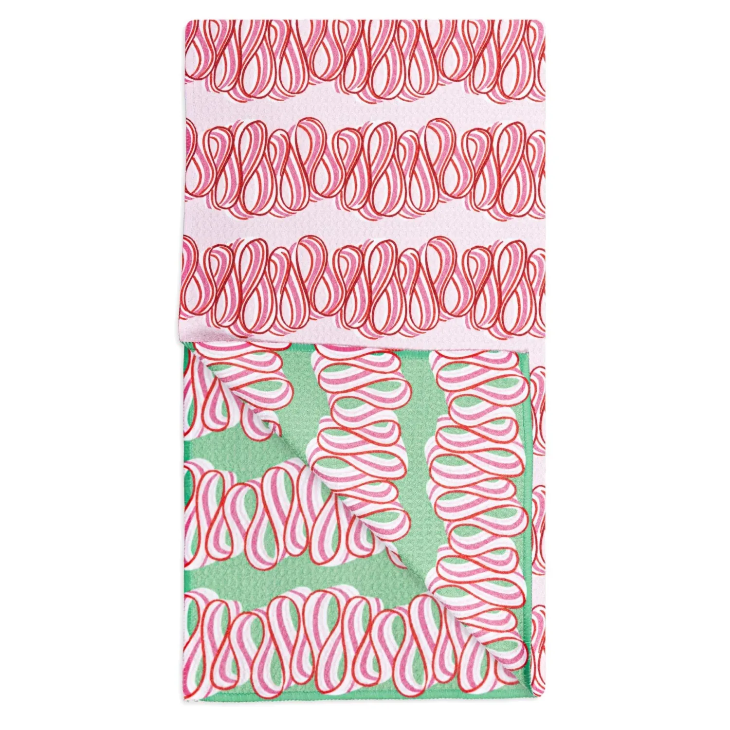 Ribbon Candy Tea Towel