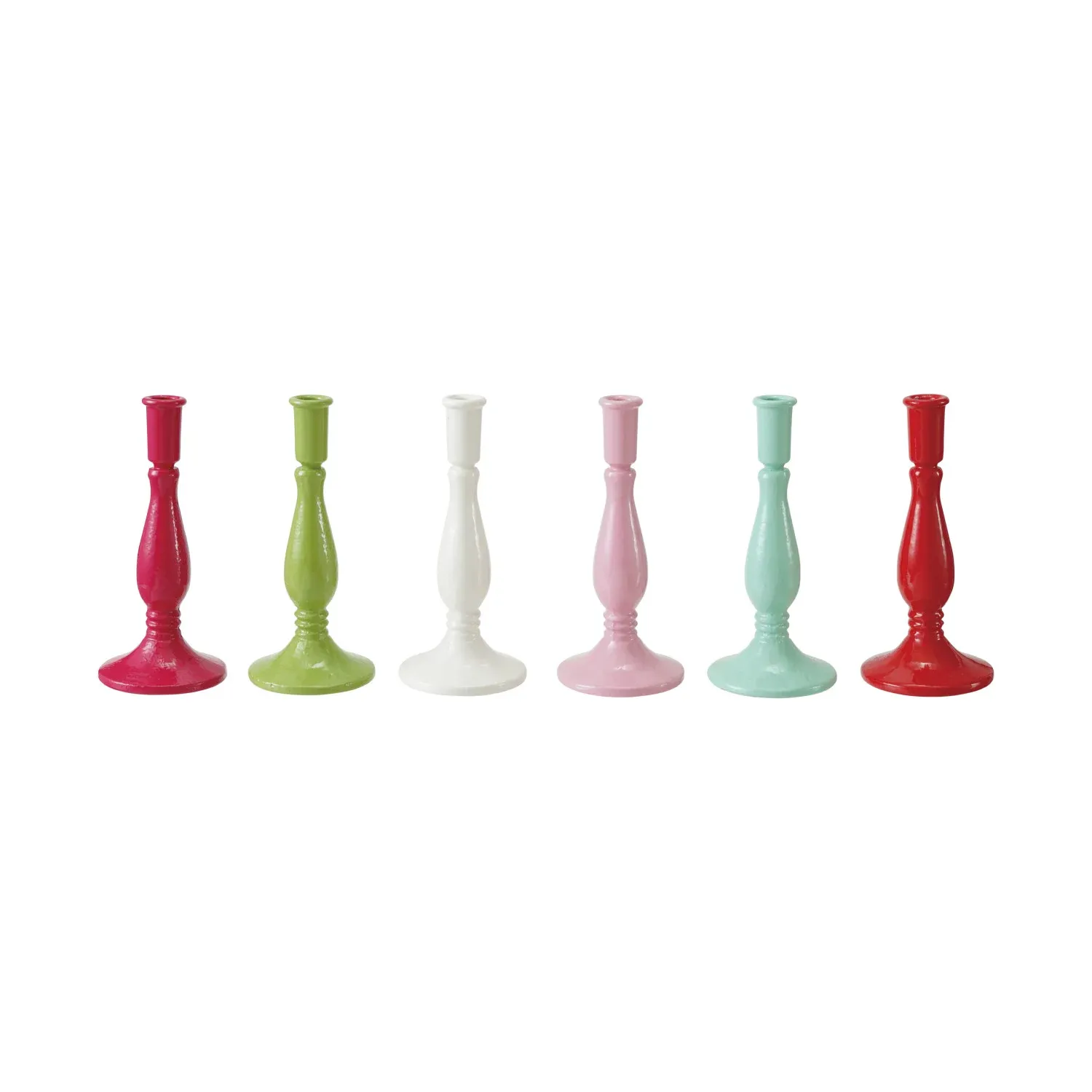 Enameled Cast Iron Taper Holder 6 Colors