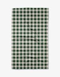 Christmas Gingham Tea Towel