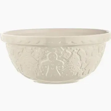 Gingerbread Lane Size 18 Cream mixing bowl