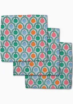 Christmas Ornaments Dishcloth