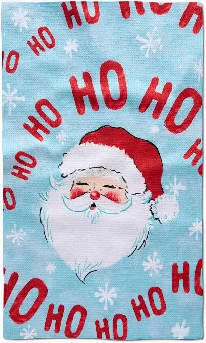 Merry Santa Claus Tea Towel