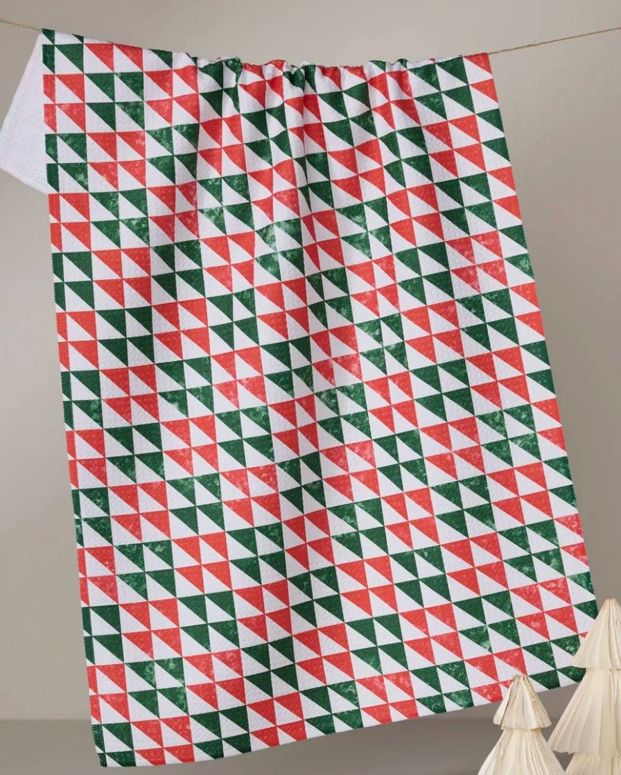 Christmas Evergreen Tea Towel