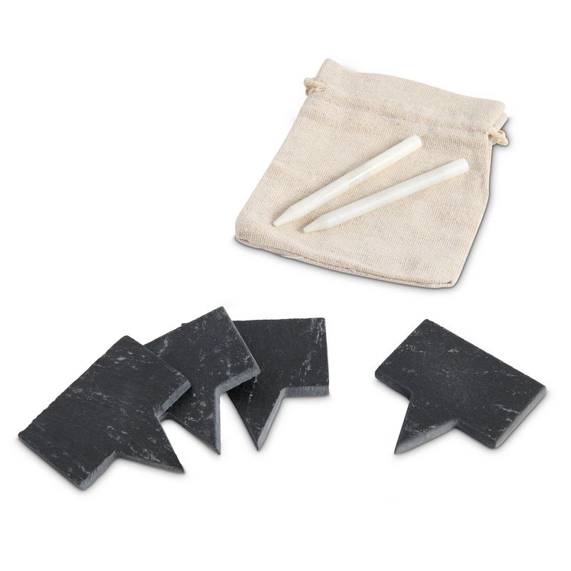 Natural Slate Cheese Marker Set