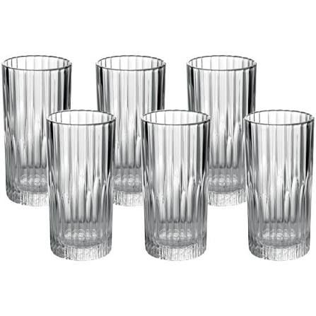 Manhatten Clear Tumbler- 10 1/4 oz, Set of 6