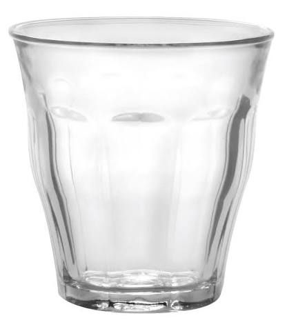 Picardie Clear Tumbler- 7 3/4 oz- Set of 4