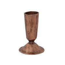 Hand Forged Iron Taper Holder, Antique Copper Finish