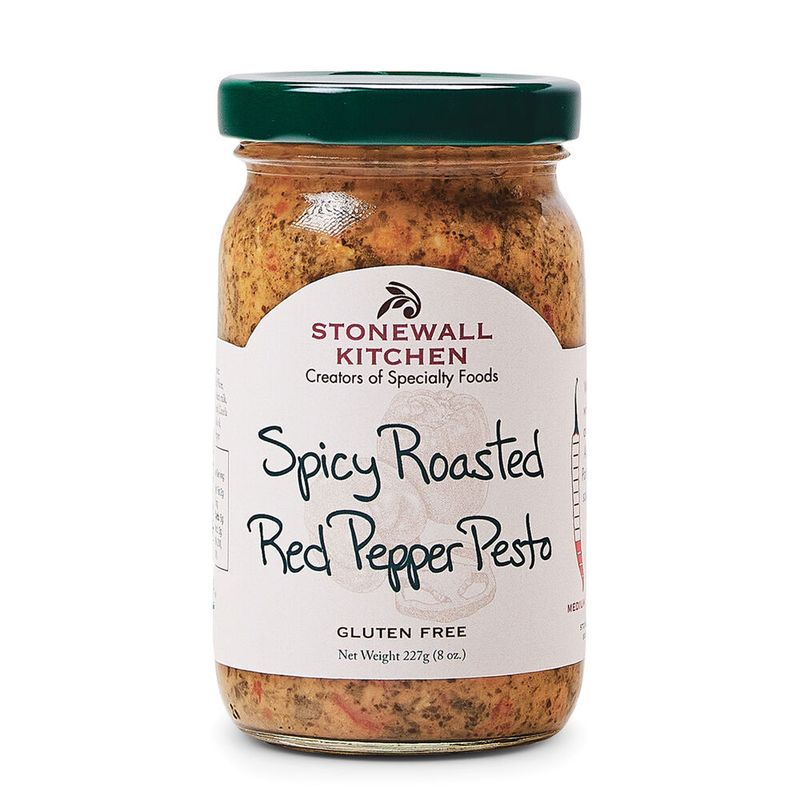 Spicy Roasted Red Pepper Pesto 8 oz