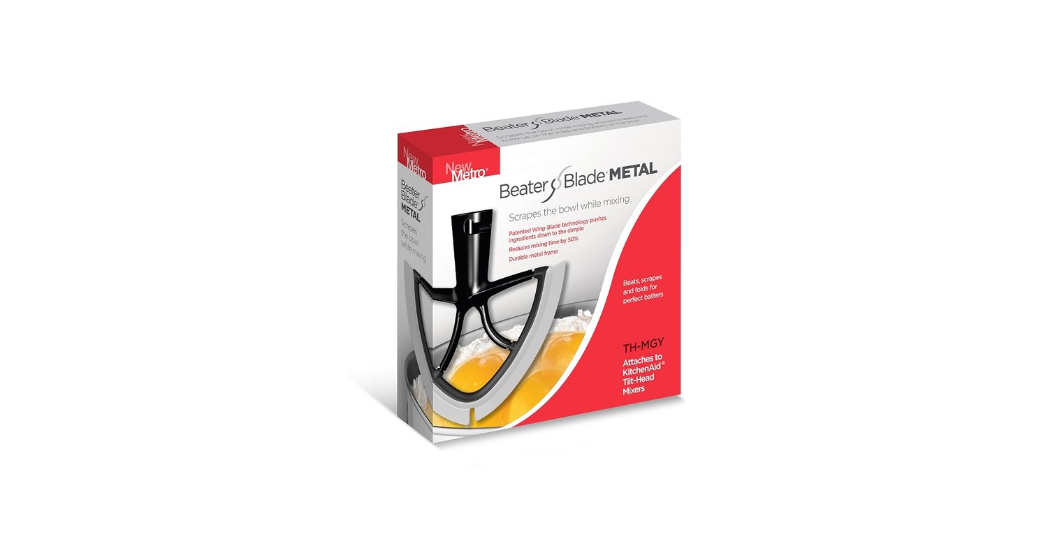 Beater Blade Metal fits 4.5 &amp; 5qt Tilt-Head Mixers