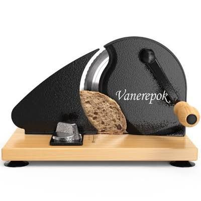 Adjustable Bread Slicer for Sourdough Loaves- Black